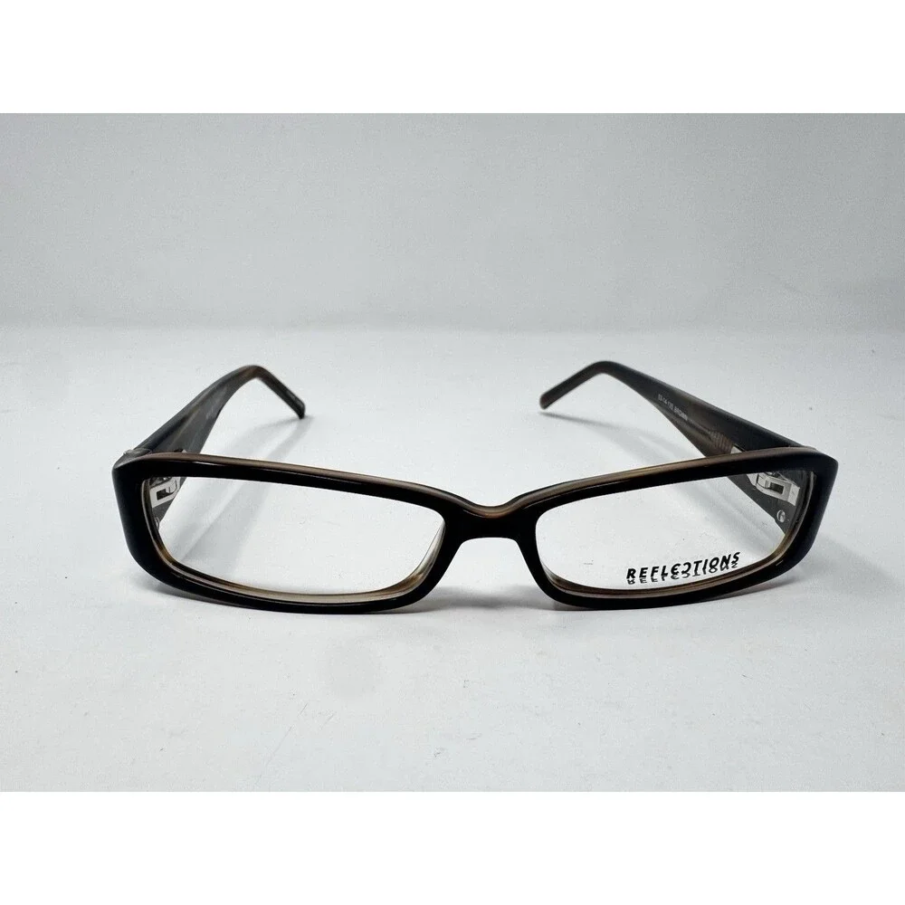 Reflections R741 I-Dealoptics Brown Eyeglass Frames New Old Stock 53-14-135